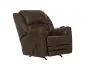 Jackson Furniture Industries 41072-1176/29-1276/29 Jackson Furniture Industries 41072-1176/29-1276/29 Hayden - Fabric Chaise Rocker Recliner With Heat / Massage & Oversize Xtra Comfort Footrest - Tobacco