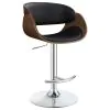 CoasterEssence 104965 Dana - Adjustable Bar Stool - Black And Chrome
