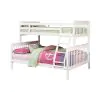 CoasterEveryday 460260 Chapman - Wood Twin Over Full Bunk Bed - White