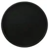 CoasterEssence 915109 Ixia - Round Solid Mango Wood Accent Side Table - Black Stain