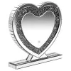 CoasterEveryday 961528 Euston - Heart Shaped Vanity Mirror - Silver