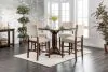 Furniture of America CM3018PT Glenbrook - Counter Height Table - Brown Cherry