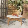 New Classic 60-823-CT Solstice - Coffee Table With Terrazo Top - White