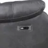 New Classic U2505-25P1-DGY New Classic U2505-25P1-DGY Morello - Console Loveseat With Power Footrest - Gray