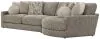 Jackson Furniture Industries 3145/63/96-28 Jackson Furniture Industries 3145/63/96-28 Turner - 2 Piece Sofa Cuddler With Right Side Facing Cuddler - Mushroom