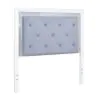 Liberty Furniture 781-BR17HU Liberty Furniture 781-BR17HU Reflections - Full Upholstered Panel Headboard With Lights - Pearl White