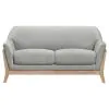 Coaster Fine Furniture 511072 Vaughn - Fabric Upholstered Flared Arm Loveseat - Gray
