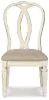 Ashley Furniture D743-02 Realyn - Dining UPH Side Chair (Set of 2) - Ribbonback - Chipped White