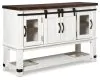 Ashley Furniture D546-60 Valebeck - Dining Room Server - White / Brown