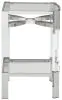 Ashley Furniture A4000334 Chaseton - Accent Table - Clear / Silver Finish