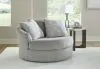 Ashley Furniture 5290621 Casselbury - Oversized Swivel Accent Chair - Cement
