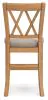 Ashley Furniture D773-124 Havonplane - Upholstered Barstool (Set of 2) - Brown