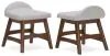 Ashley Furniture H615-01 Lyncott - Home Office Desk Chair - Light Gray / Brown