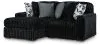 Ashley Furniture 98103S13 Ashley Furniture 98103S13 Midnight-Madness - 2-Piece Sectional With Laf Corner Chaise - Onyx