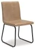Ashley Furniture D446-02 Pharwynn - Dining Upholstered Side Chair (Set of 4) - Toast