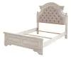 Ashley Furniture B743B14 Realyn - Full Panel Bed - Chipped White