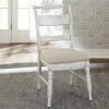Liberty Furniture 661W-C1501S Whitney - Slat Back Side Chair - Antique Linen / Weathered Gray