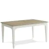Riverside Furniture 59553 Myra - Rectangular Leg Dining Table - Natural / Paperwhite