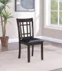 CoasterEveryday 102672 Lavon - Wood Dining Side Chair (Set of 2) - Espresso And Black