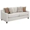 CoasterElevations 552061-S2 Christine - 2 Piece Upholstered Sloped Arm Sofa Set - Beige