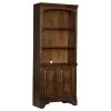 CoasterElevations 881286 Hartshill - 3-Shelf Cabinet Bookcase - Burnished Oak