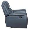 Coaster Fine Furniture 610273 Sloane - Upholstered Padded Arm Recliner Chair - Blue