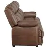 Coaster Fine Furniture 508281-S2 Ellington - 2 Piece Upholstered Padded Arm Sofa Set - Dark Brown