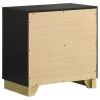 Coaster Fine Furniture 224782 Caraway - 2-Drawer Nightstand - Black