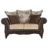 Coaster Fine Furniture 508571-S2 Elmbrook - 2 Piece Upholstered Rolled Arm Sofa Set - Brown