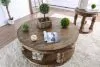 Furniture of America CM4424A-E Mika - End Table - Antique Oak