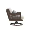 New Classic G2762-21S Genova - Patio Swivel Club Chair With Accent Pillow (Set of 2) - Gray