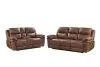 New Classic 20-5985B-2NP Ryland - Manual 2 Piece Sofa & Loveseat - Brown