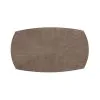 Liberty Furniture 754-OT1011 Harlow - Oval Cocktail Table - Sandstone & Satin Nickel