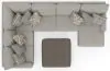 Jackson Furniture Industries 3345/62/30/76/28-26 Jackson Furniture Industries 3345/62/30/76/28-26 Livingston - 3 Piece Sectional With Comfort Coil Seating, 9 Included Accent Pillows And 1 Included 45