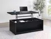 Coaster Fine Furniture 706228 Knapp - Lift Top Cocktail Coffee Table With Dual Drawers - Black