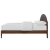 New Classic 00-B1862-300 Rowland - 5/0 Queen Platform Bed Only - Walnut
