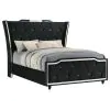 Coaster Fine Furniture 223161QB1 Lorient - Queen Headboard, Box 1 of 4 - Black