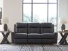 Benchcraft® 7471388 Mackmenville - Reclining Sofa - Carbon