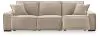 Benchcraft® 87003S3 Benchcraft® 87003S3 Carceri - 3-Piece Power Sectional Reclining Sofa With Armless Power Recliner - Cashmere