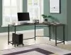 ACME OF00042 Bambina - Computer Desk - Oak & Black