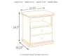 Ashley Furniture B138-91 Maribel - One Drawer Night Stand - Black