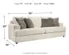 Ashley Furniture 9510438 Soletren - Sofa - Stone