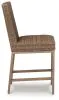 Ashley Furniture P749-130 Walton Bridge - Barstool (Set of 2) - Driftwood