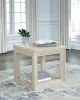 Ashley Furniture T791-2 Marxhart - Square End Table - Bisque