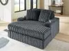 Ashley Furniture 9810515 Ashley Furniture 9810515 Midnight-Madness - Oversized Chaise - Gunmetal