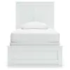 Ashley Furniture B139B41 Ashley Furniture B139B41 Bostwick Shoals - Twin Panel Bed With Framed Footboard - White