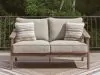 Ashley Furniture PCP428-835 Harmony Headlands - Loveseat With Cushion - Natural / Gray