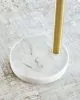 Ashley Furniture L725169 Valo - Metal Arc Lamp - Gold Finish