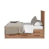 Intercon OP-BR-5850Q6-TAU-C Intercon OP-BR-5850Q6-TAU-C Oak Park - Queen Captain's Bed With 12 Drawers - Taupe