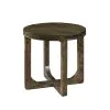 New Classic T3885-20 Kerby - Round End Table - Dark Brown
